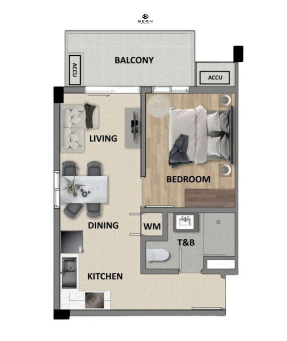 Bern Baguio Condo Unit Floor Plan Bern Baguio