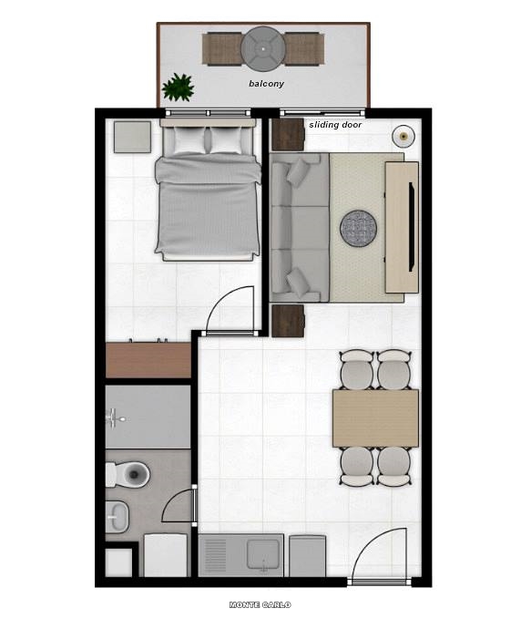 Monte Carlo Towers Condo Unit Floor Plan Monte Carlo Towers