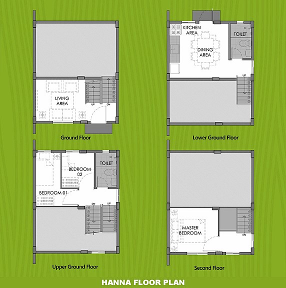 Hanna Floor Plan House and Lot in Batangas City